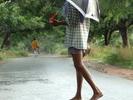 black umbrella